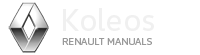 Renault Koleos Manuals