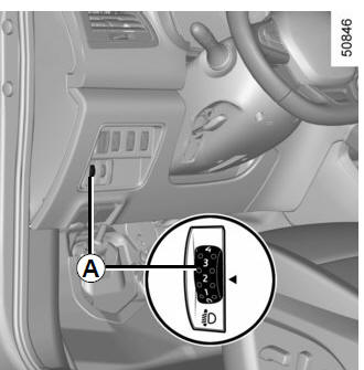 Headlight beam adjustment