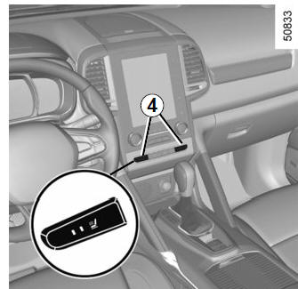 Front seats with manual control