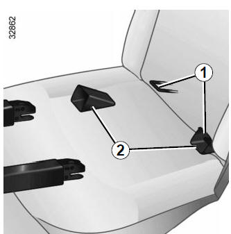 Renault Koleos Owners Manual Choosing a child seat mounting Child safety