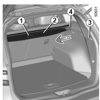 Luggage compartment cover