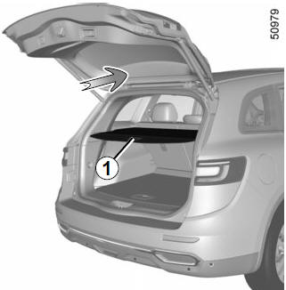 Luggage compartment cover