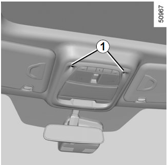 Interior lighting: changing bulbs