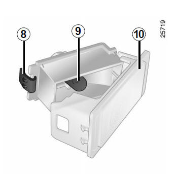 Interior lighting: changing bulbs