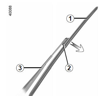 Windscreen wiper blades: replacement