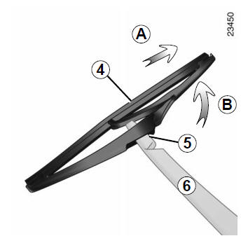 Windscreen wiper blades: replacement