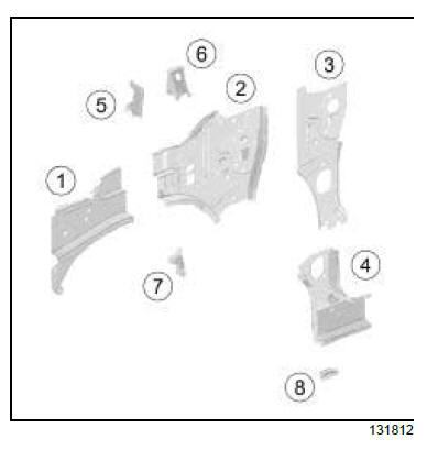 Front upper structure