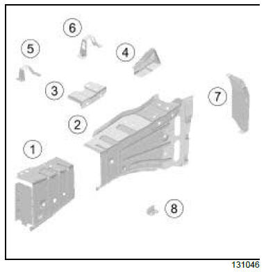 Front upper structure