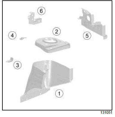 Front upper structure