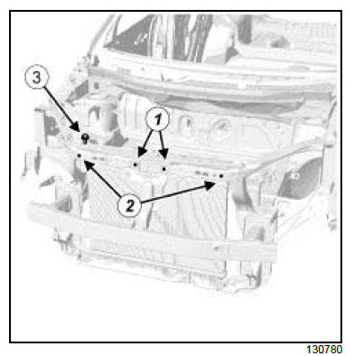 Front upper structure