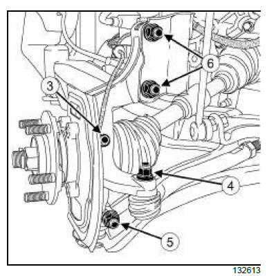 Front axle components