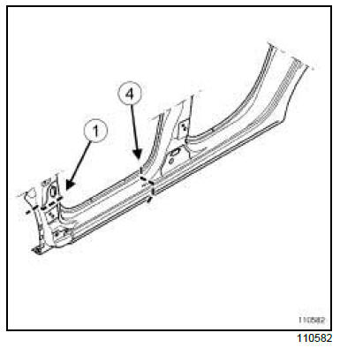 Side lower structure