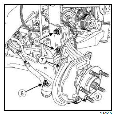 Front axle components