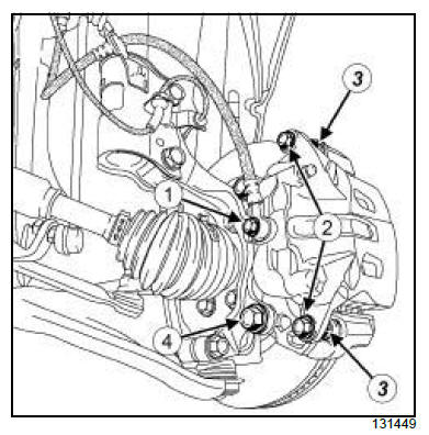 Front axle components