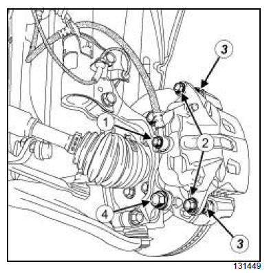 Front axle components