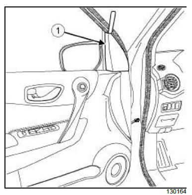 Side opening element trim