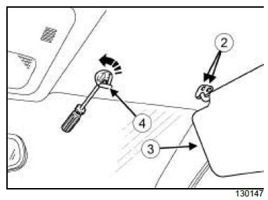 Renault Koleos Service Repair Manual Sun visor Removal
