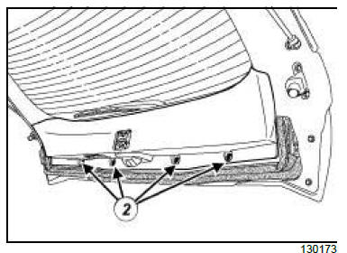 Non-side opening elements trim