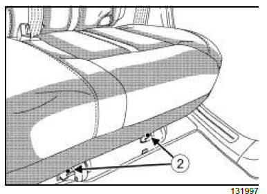 Rear seat frames and runners