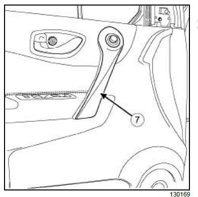 Side opening element trim