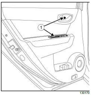 Side opening element trim