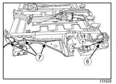 Rear seat frames and runners