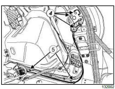 Rear seat frames and runners