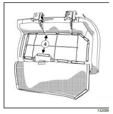 Rear seat trim