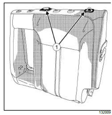 Rear seat trim