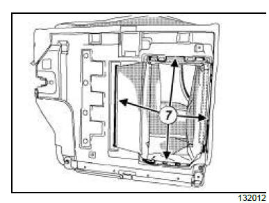 Rear seat trim