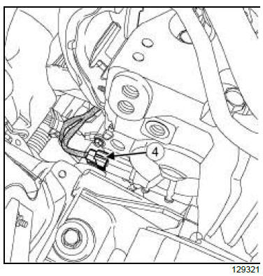 Top and front of engine