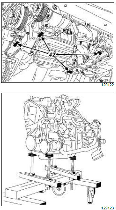 Engine and cylinder block assembly