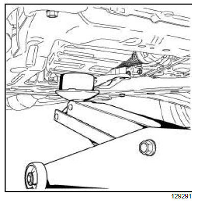 Top and front of engine