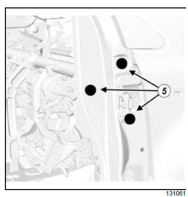 Front upper structure