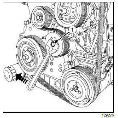 Top and front of engine