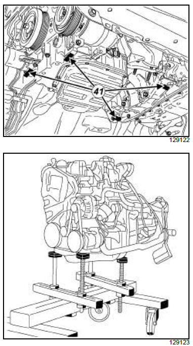 Engine and cylinder block assembly